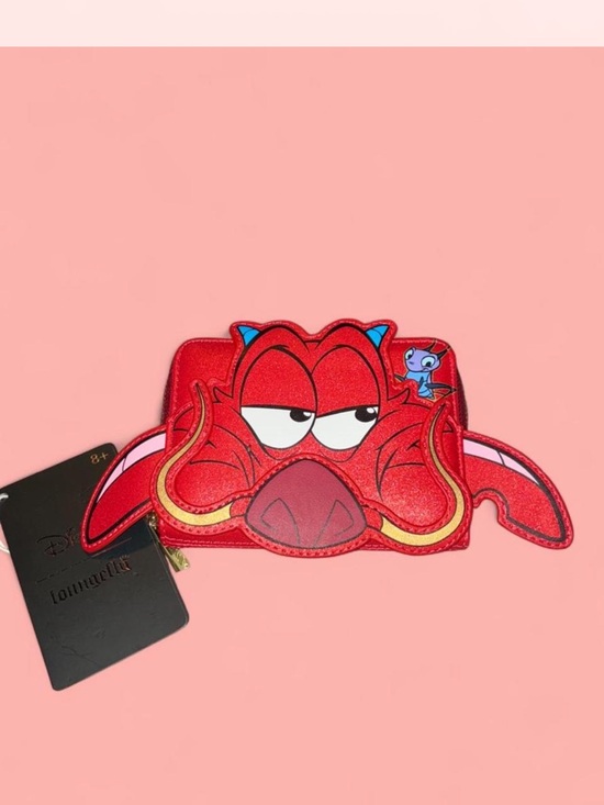 Loungefly Handbags - Loungefly Mushu Zip Wallet
